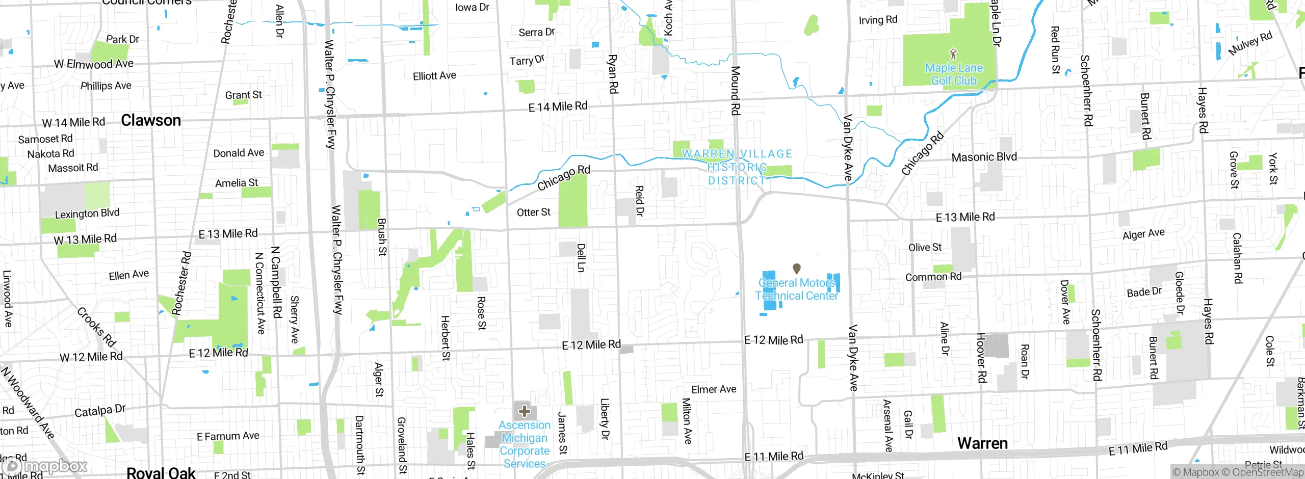 Map showing approximate location