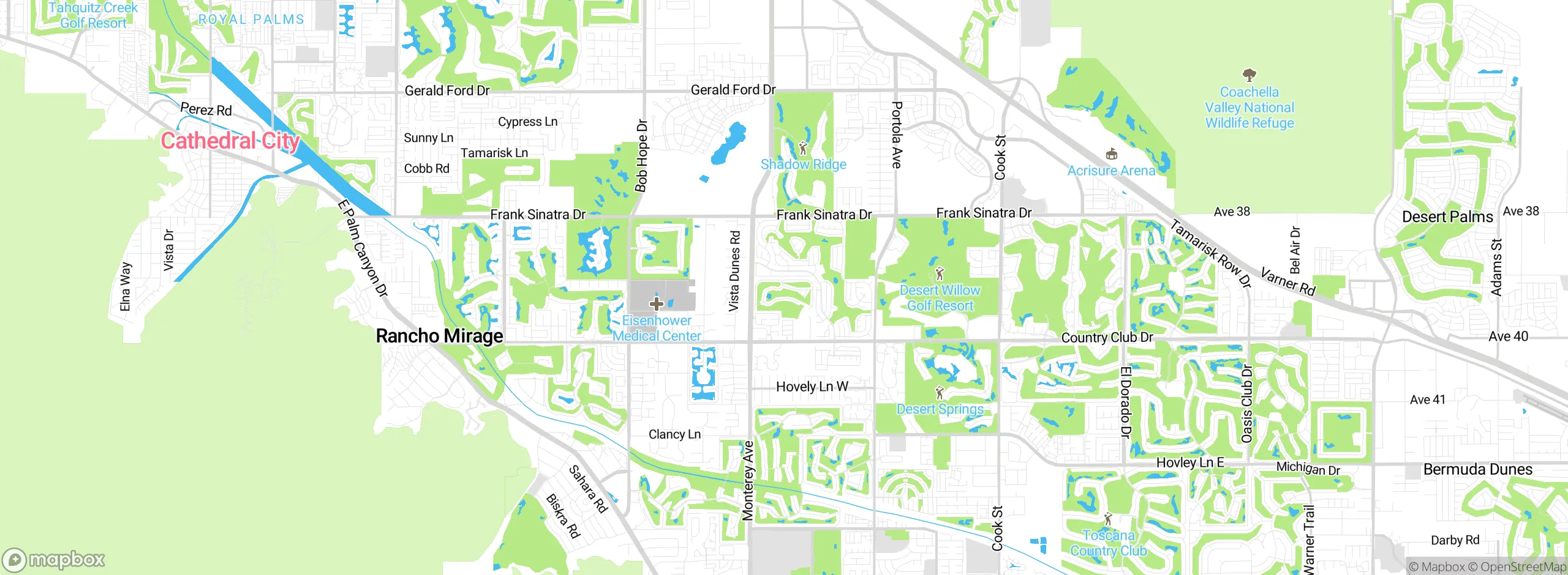 Map showing approximate location