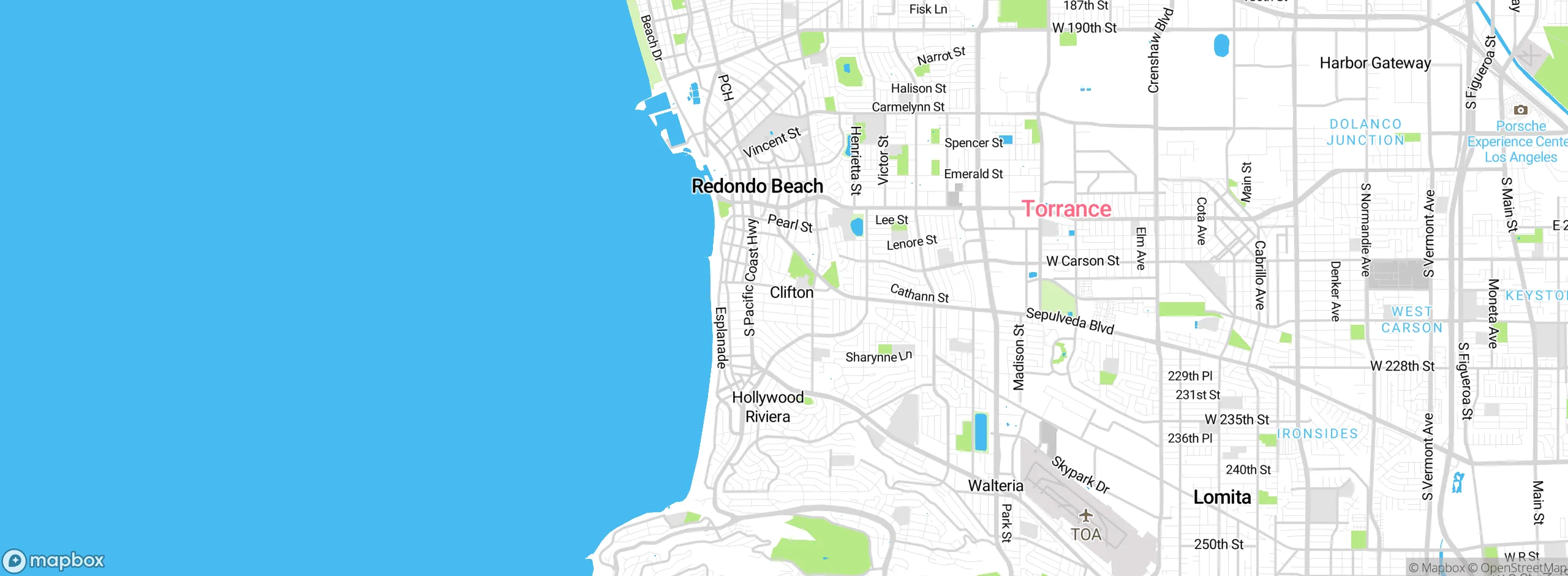 Map showing approximate location