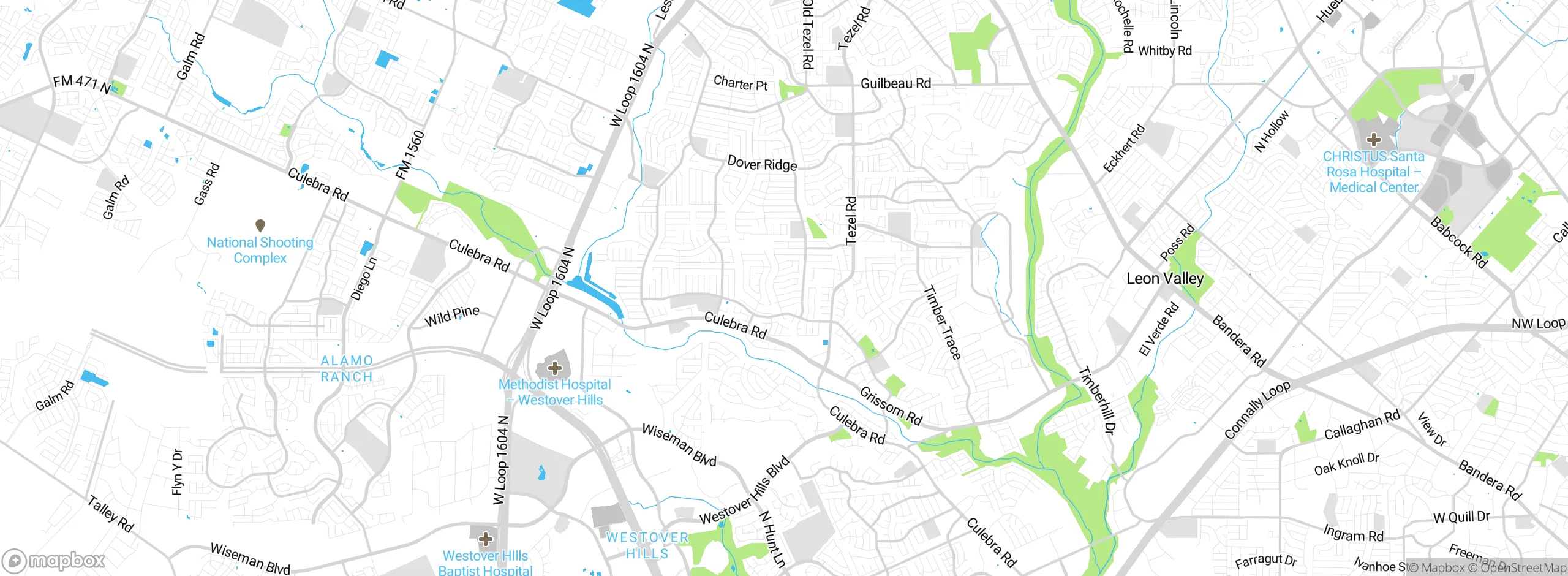 Map showing approximate location