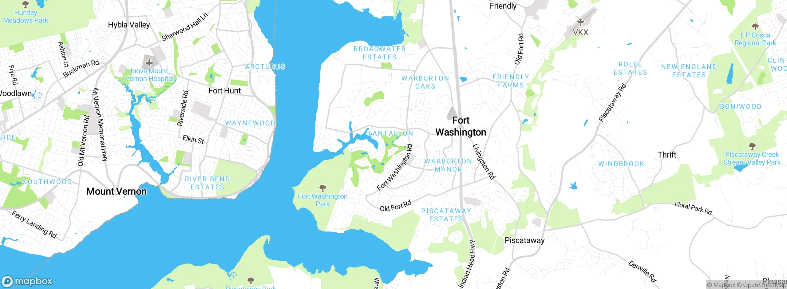 Map showing approximate location