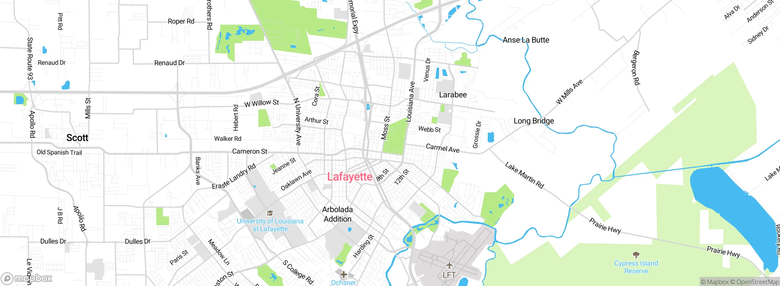 Map showing approximate location