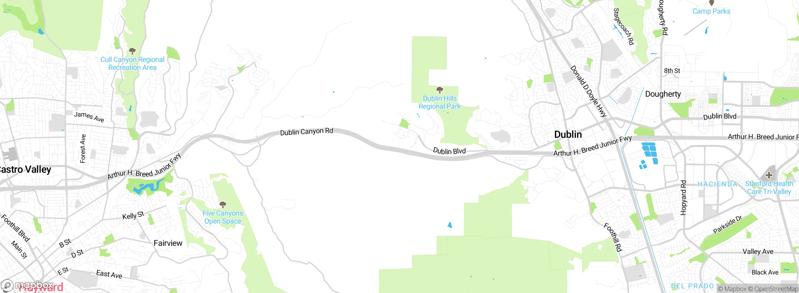 Map showing approximate location