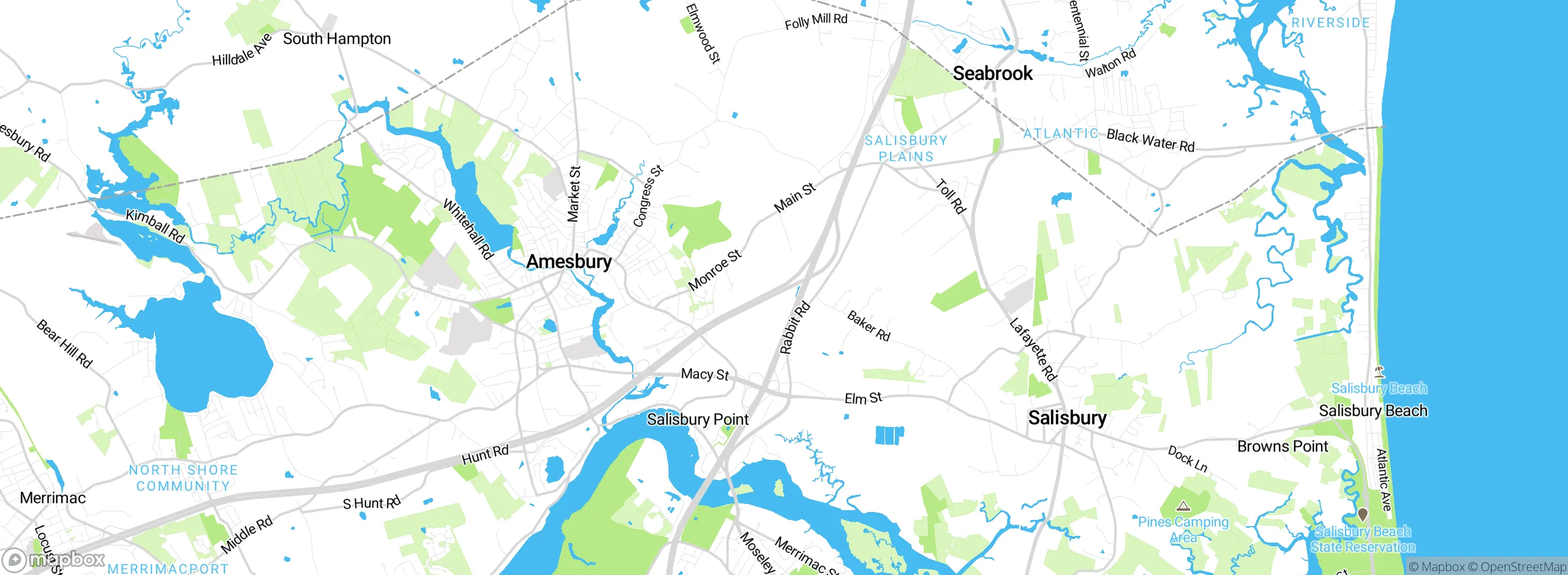 Map showing approximate location