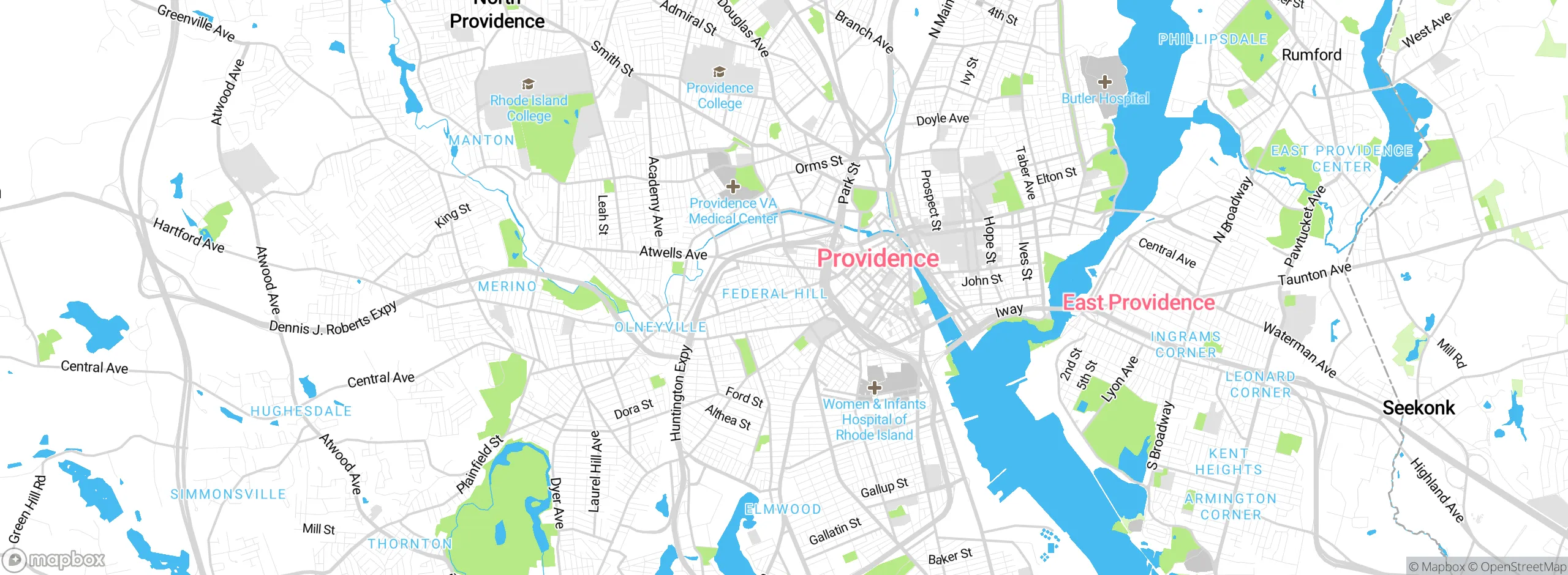 Map showing approximate location