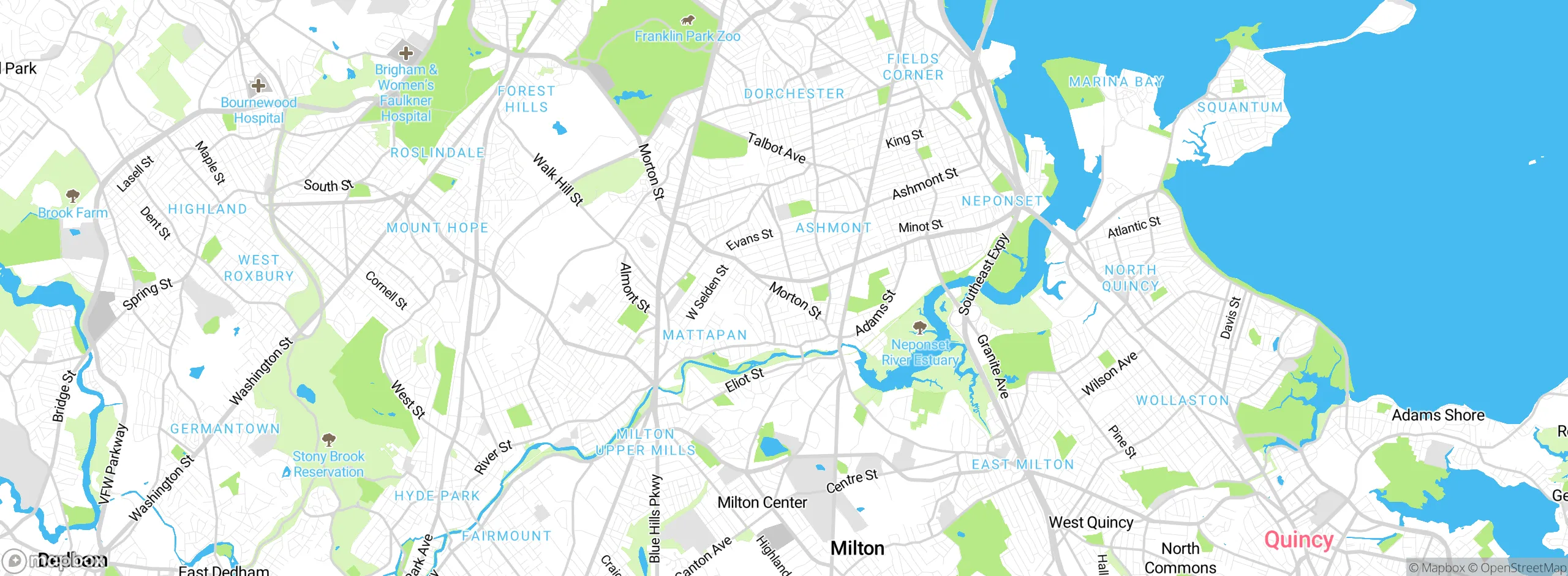 Map showing approximate location