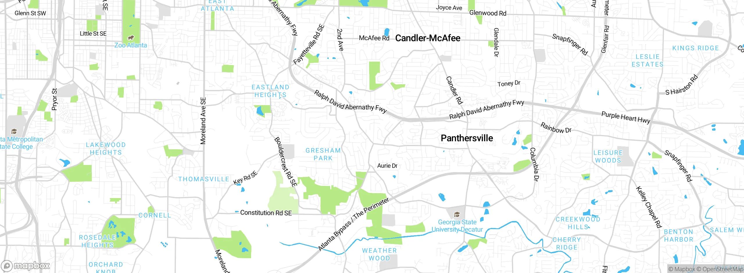 Map showing approximate location