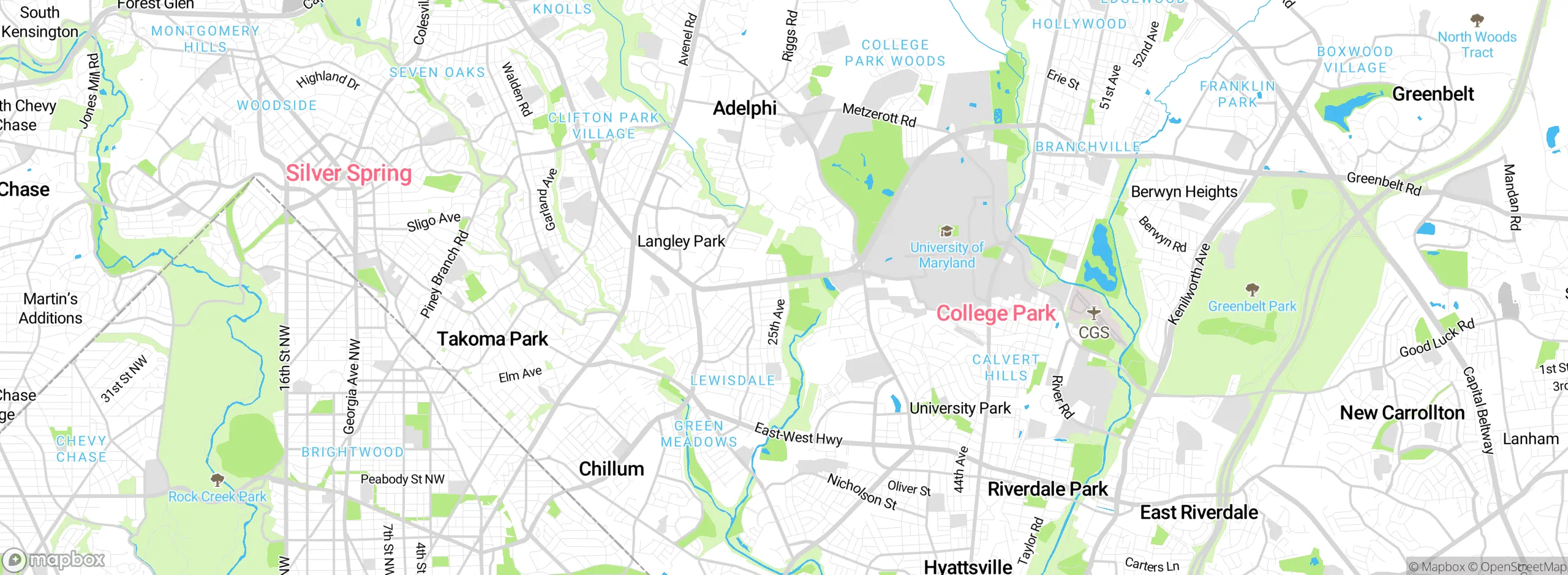 Map showing approximate location