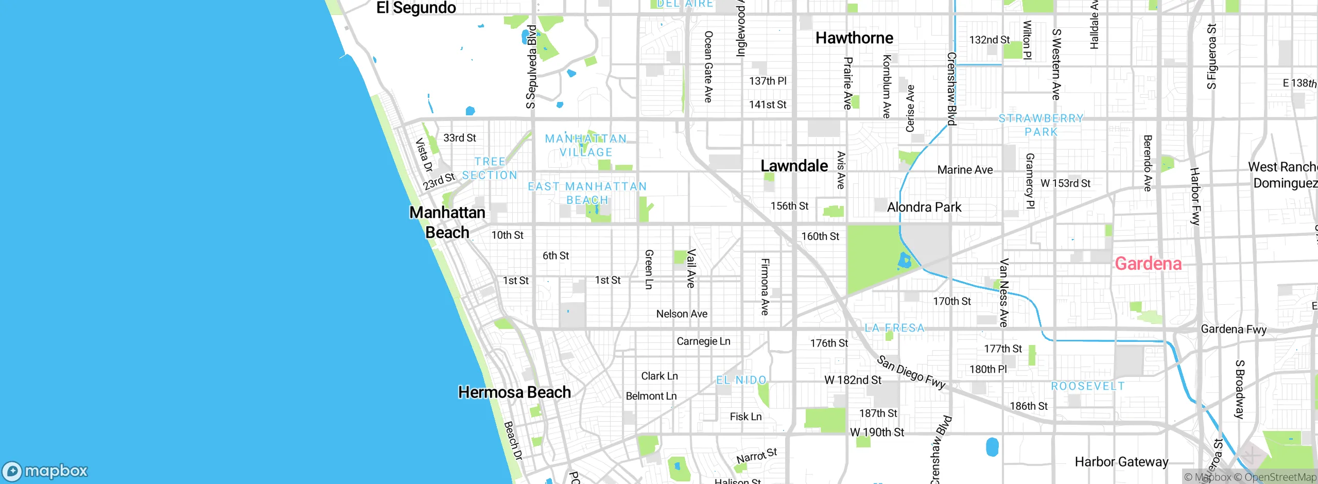 Map showing approximate location