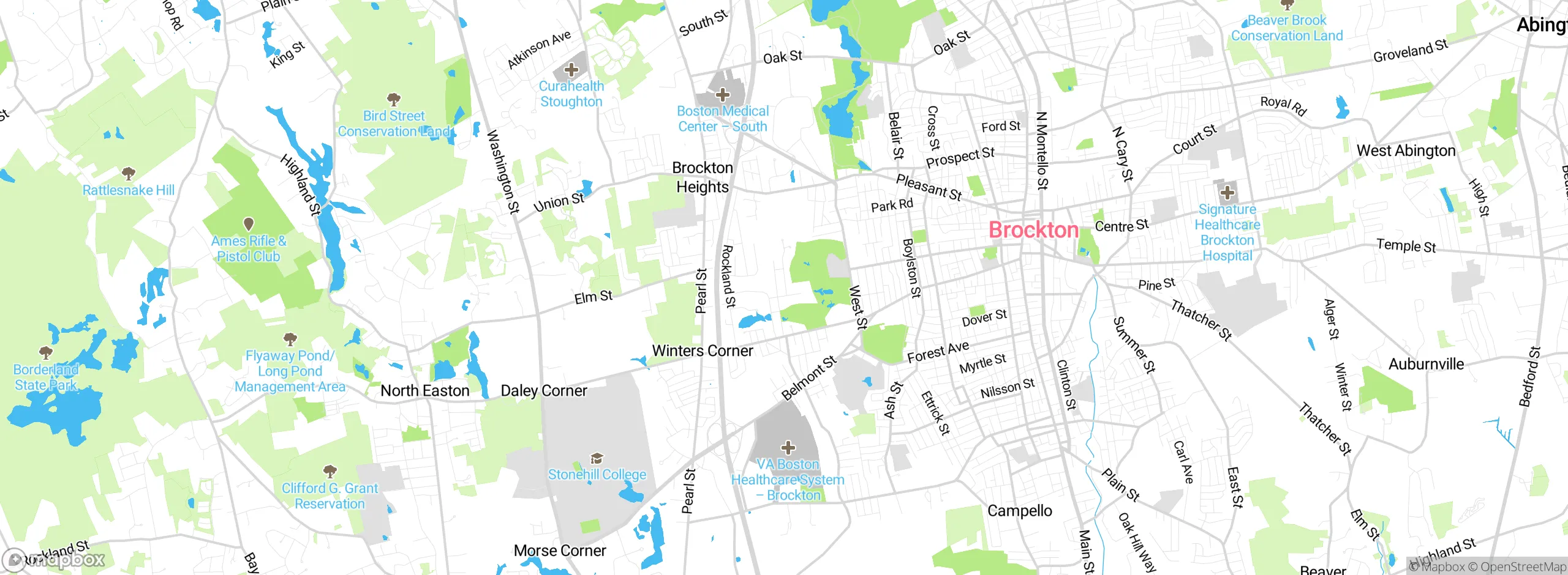 Map showing approximate location