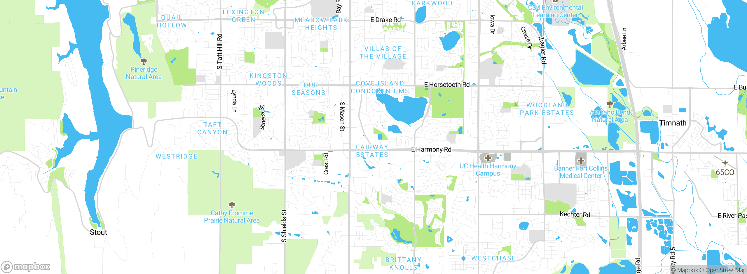 Map showing approximate location