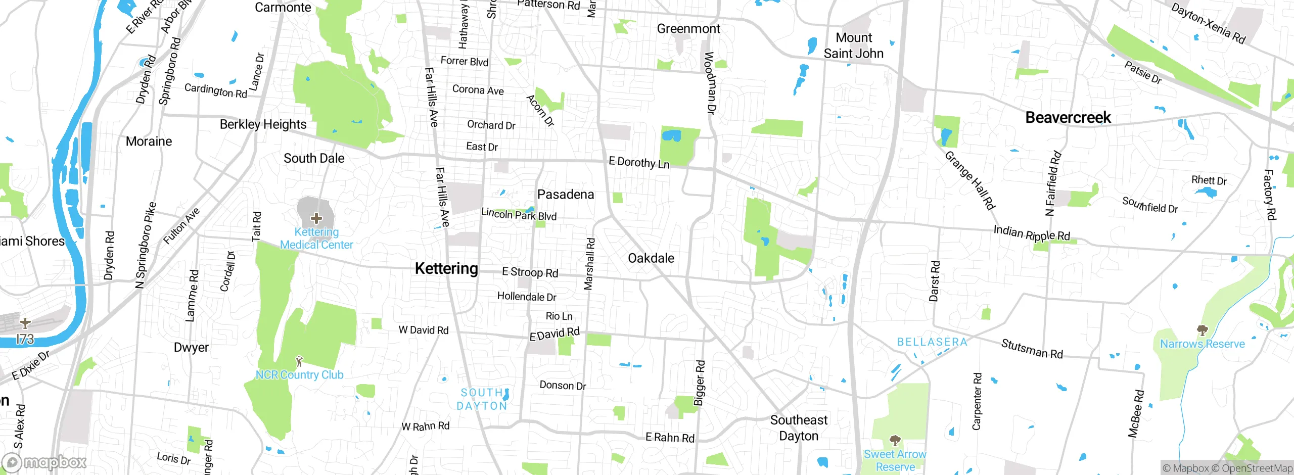 Map showing approximate location
