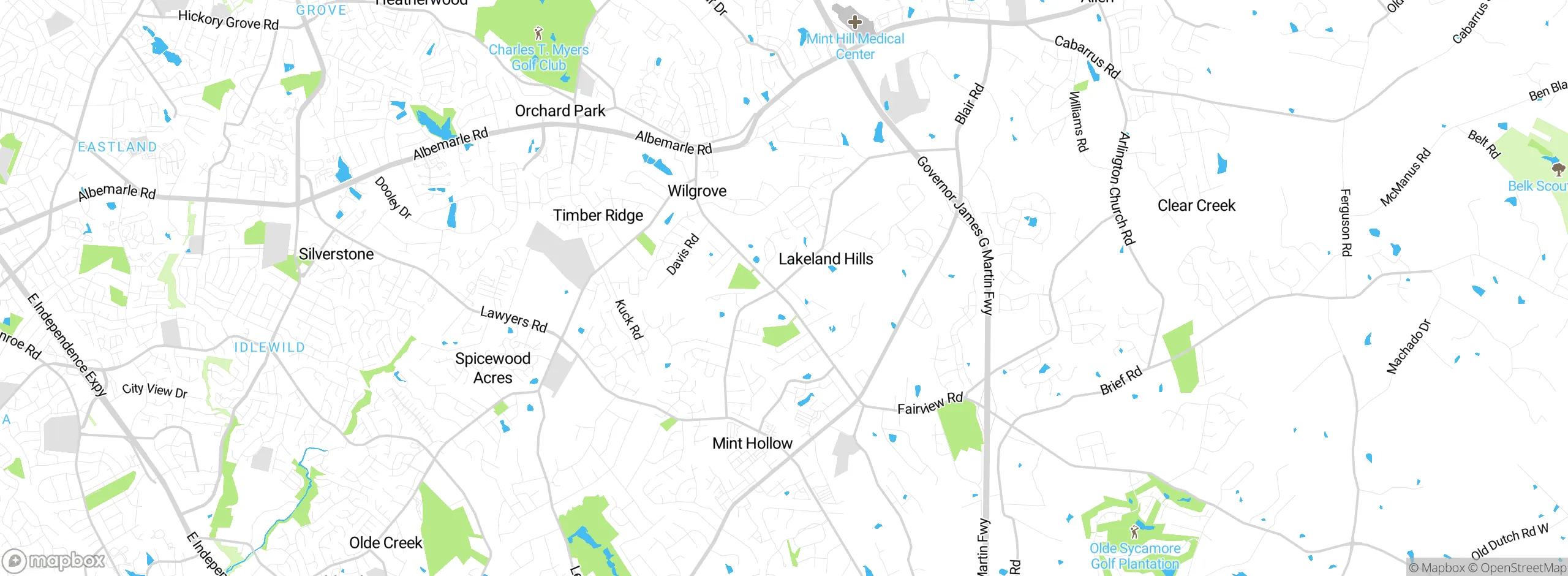 Map showing approximate location