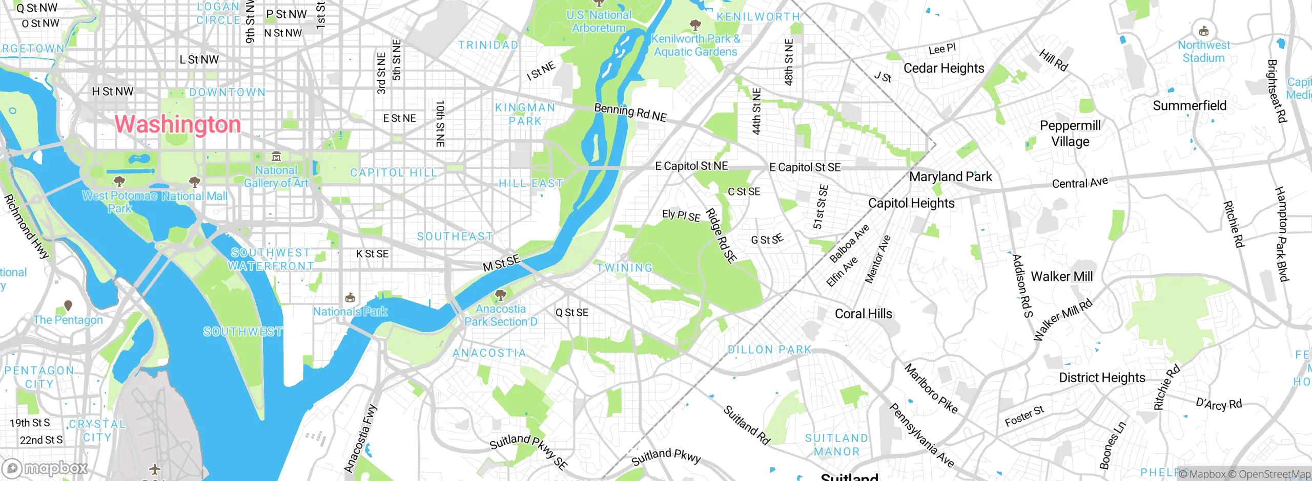 Map showing approximate location