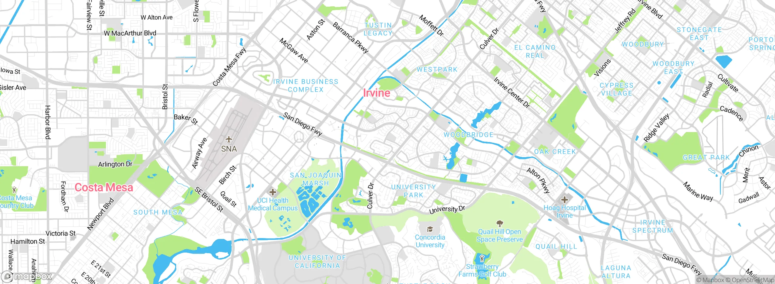 Map showing approximate location