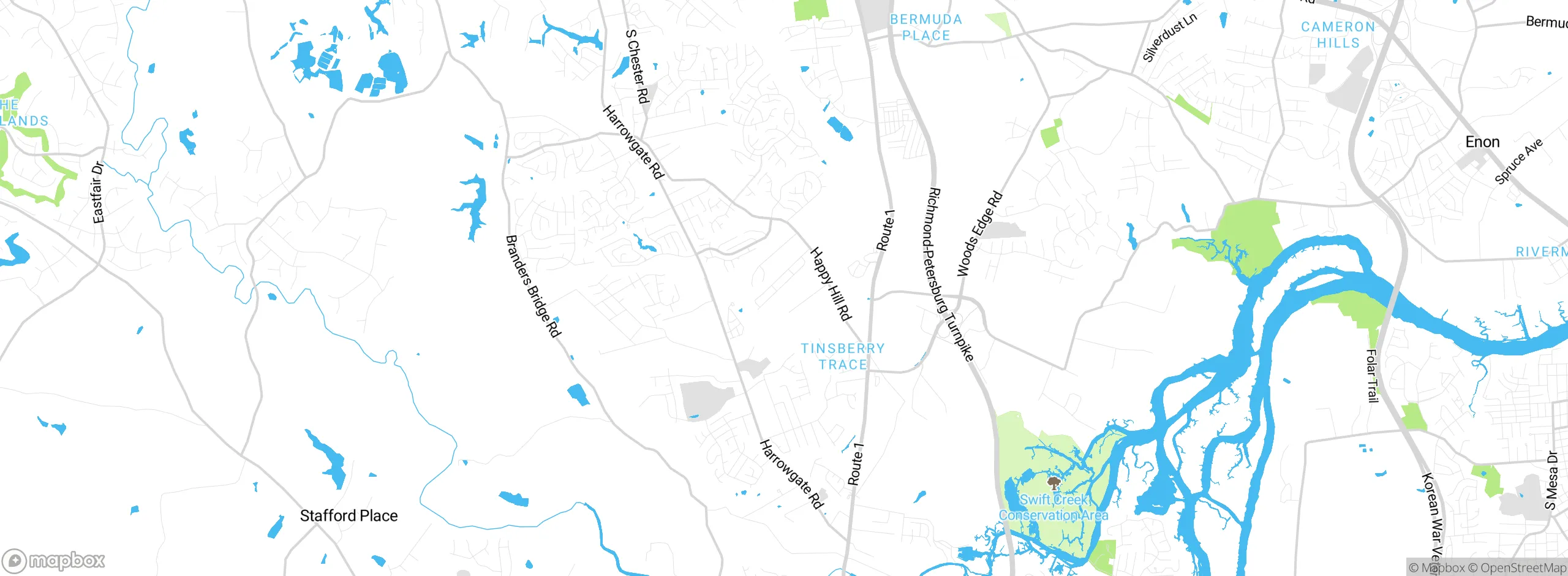 Map showing approximate location
