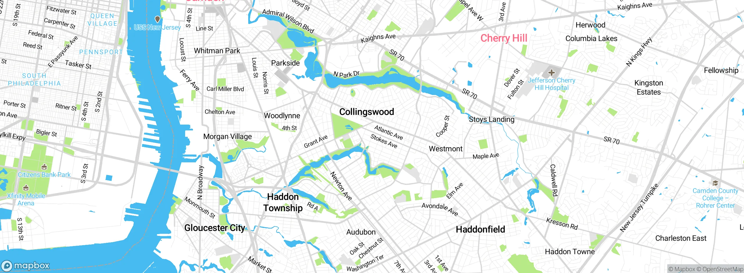 Map showing approximate location