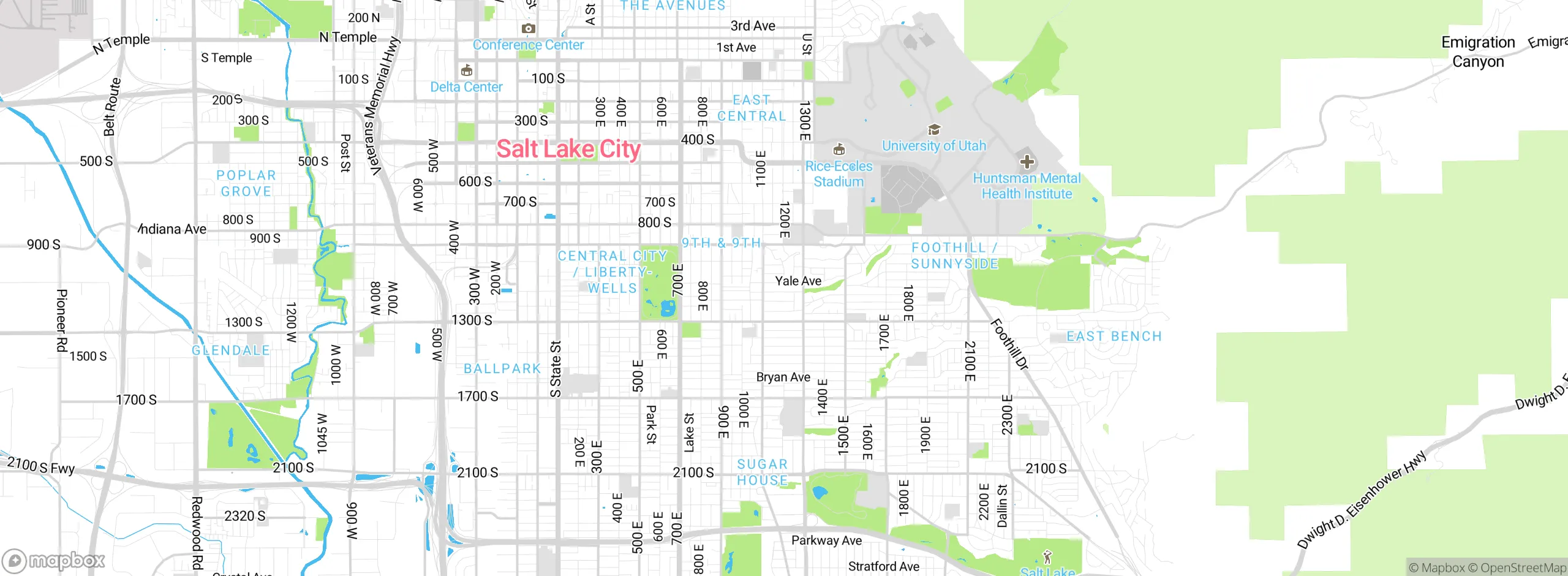 Map showing approximate location