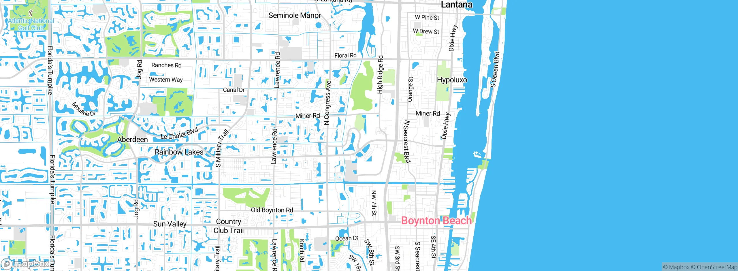 Map showing approximate location