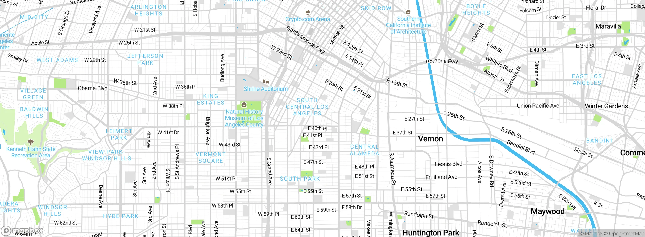 Map showing approximate location