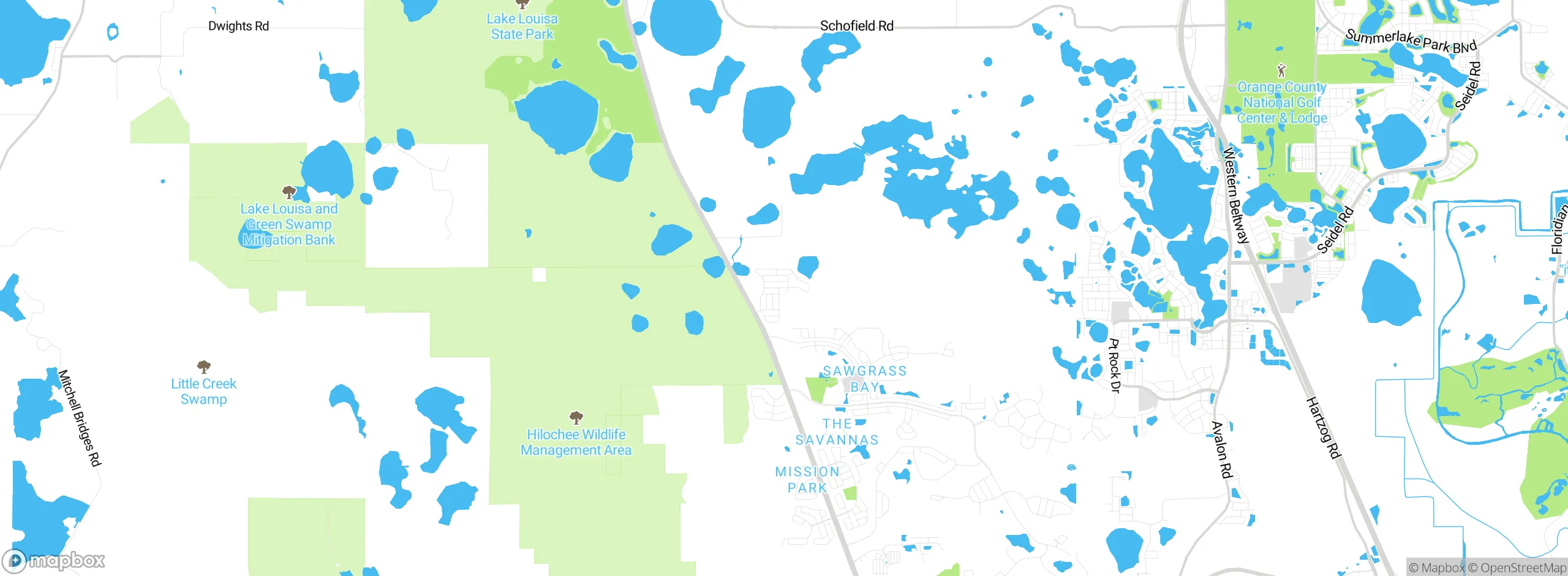 Map showing approximate location