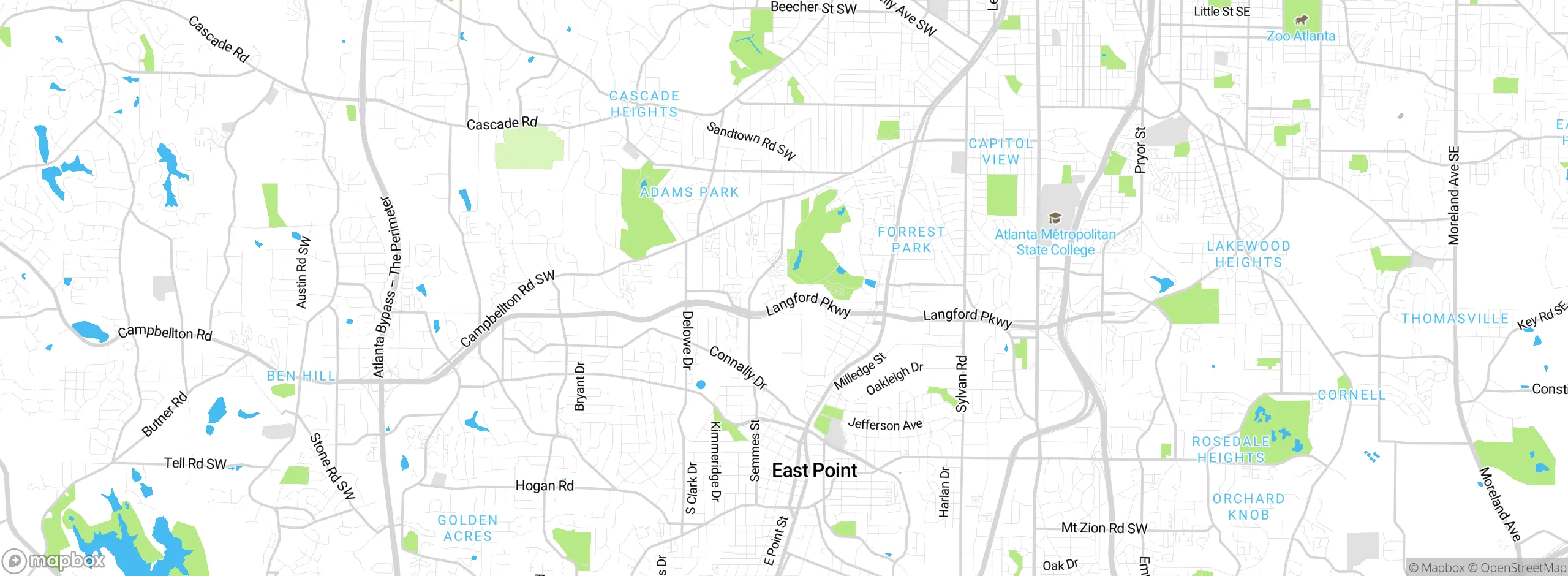 Map showing approximate location