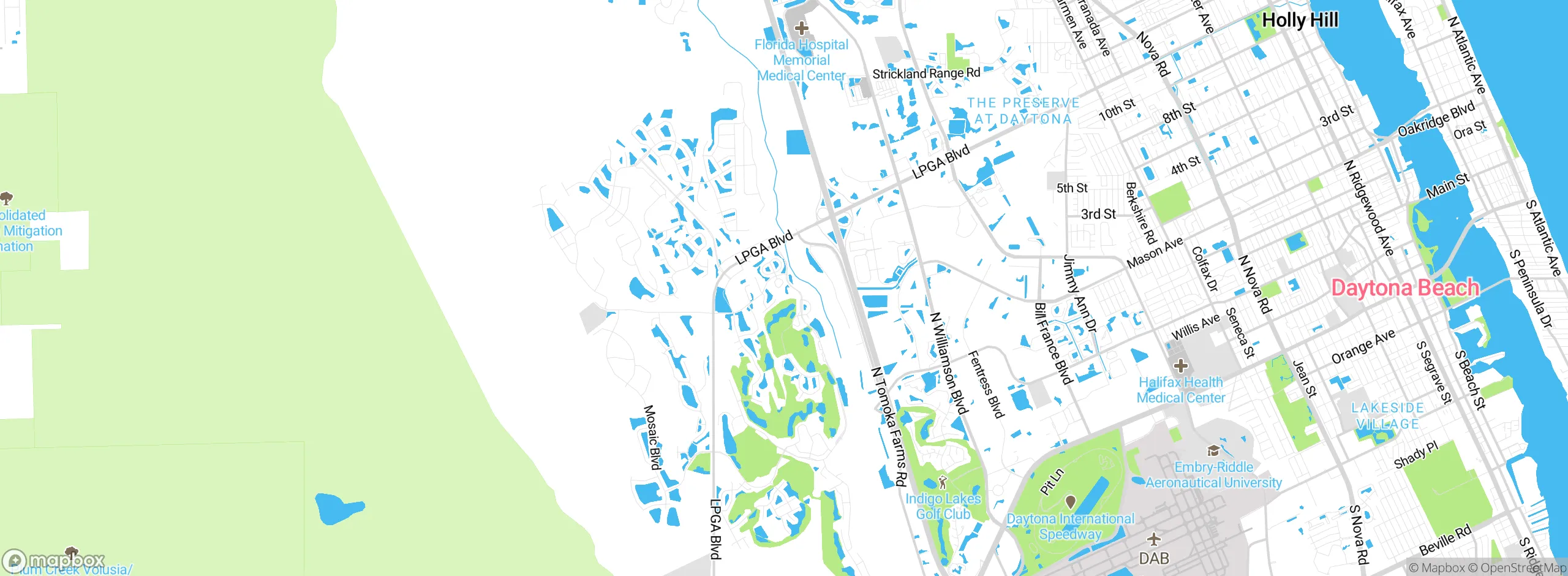 Map showing approximate location