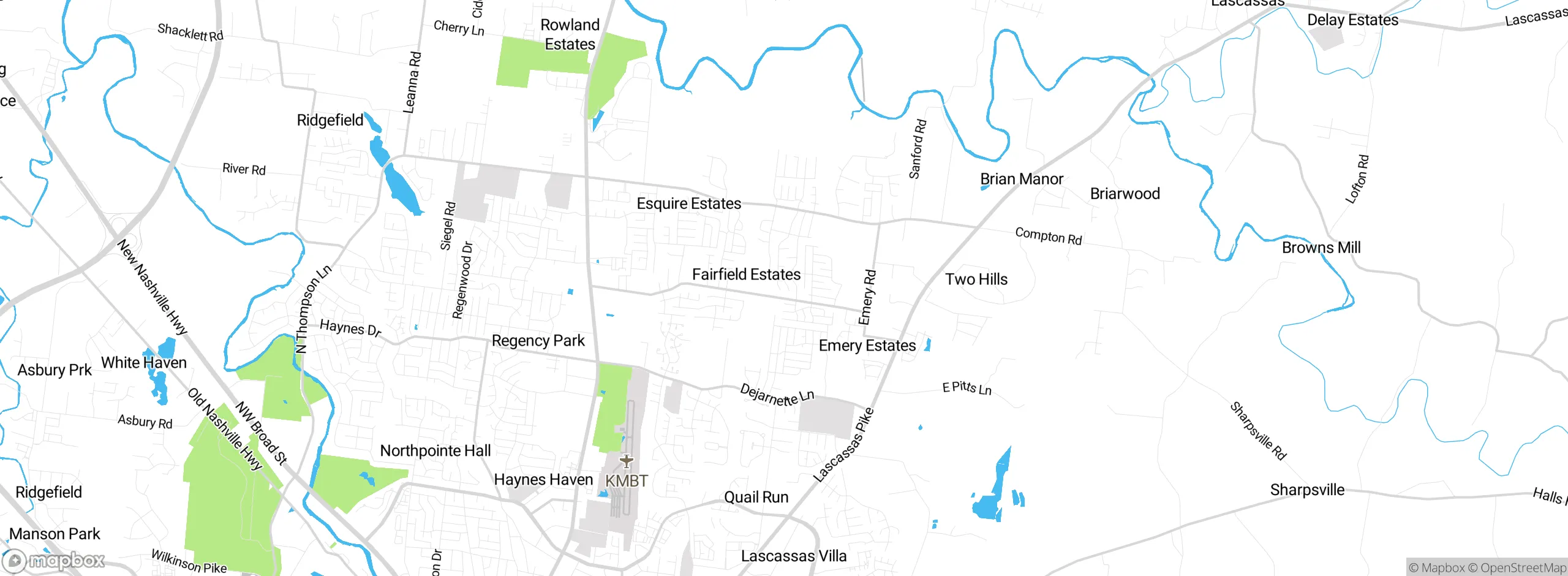 Map showing approximate location