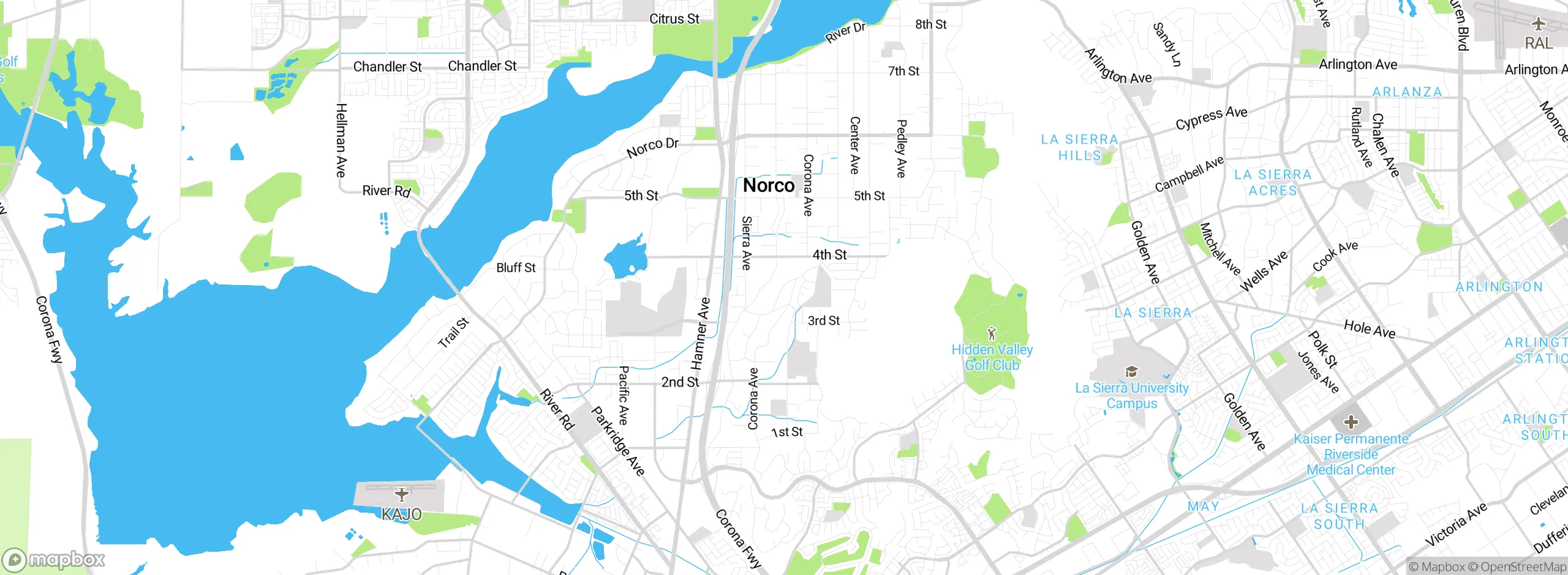 Map showing approximate location