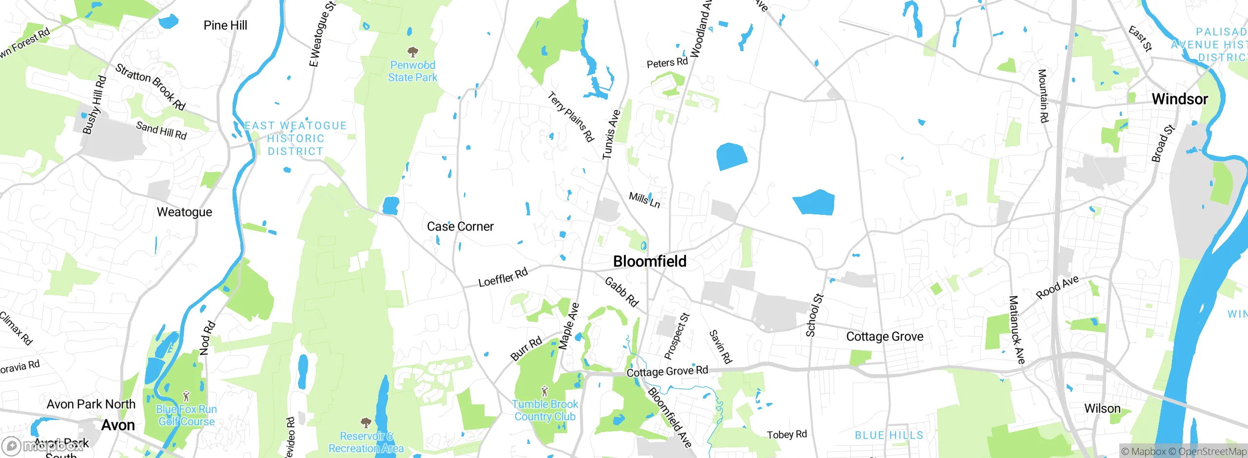 Map showing approximate location