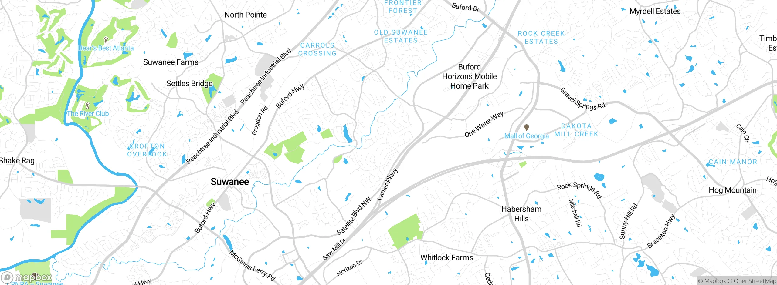 Map showing approximate location
