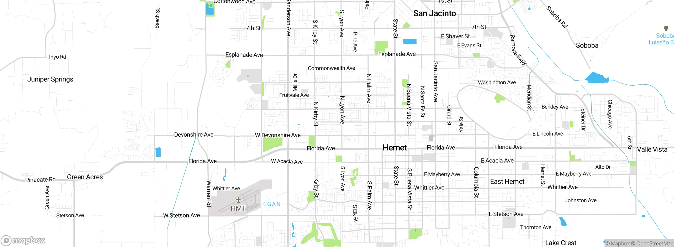 Map showing approximate location