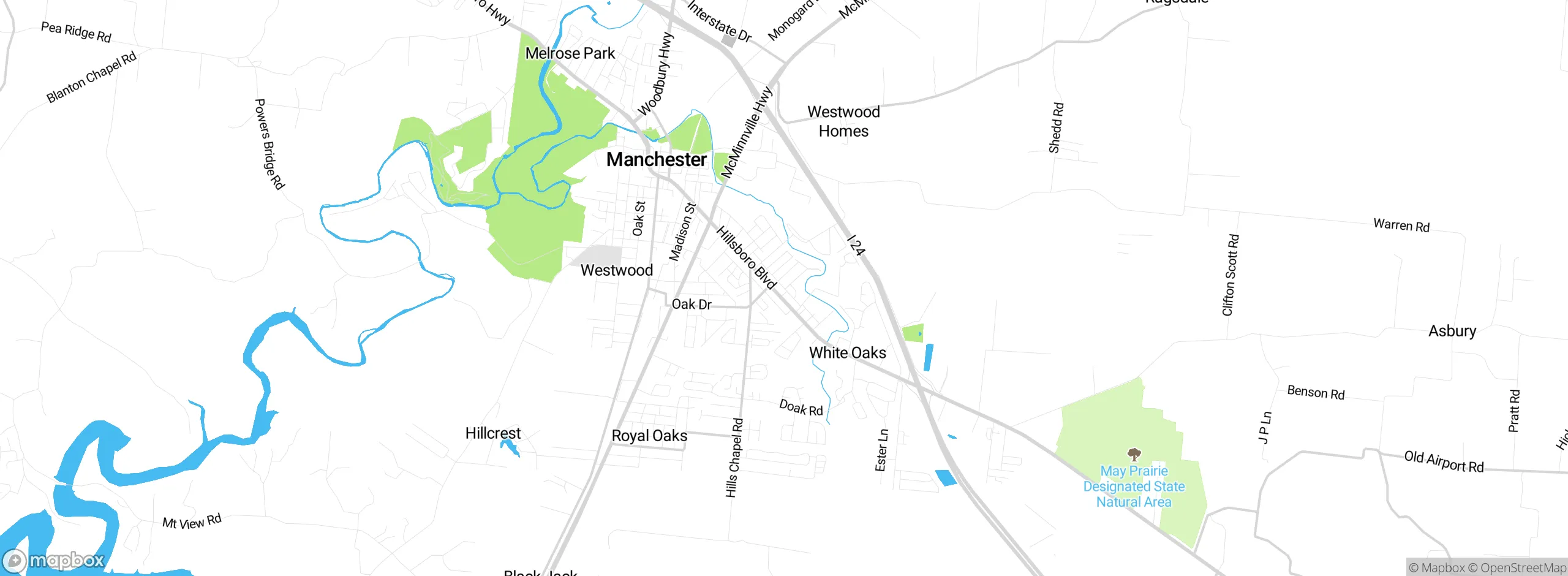 Map showing approximate location