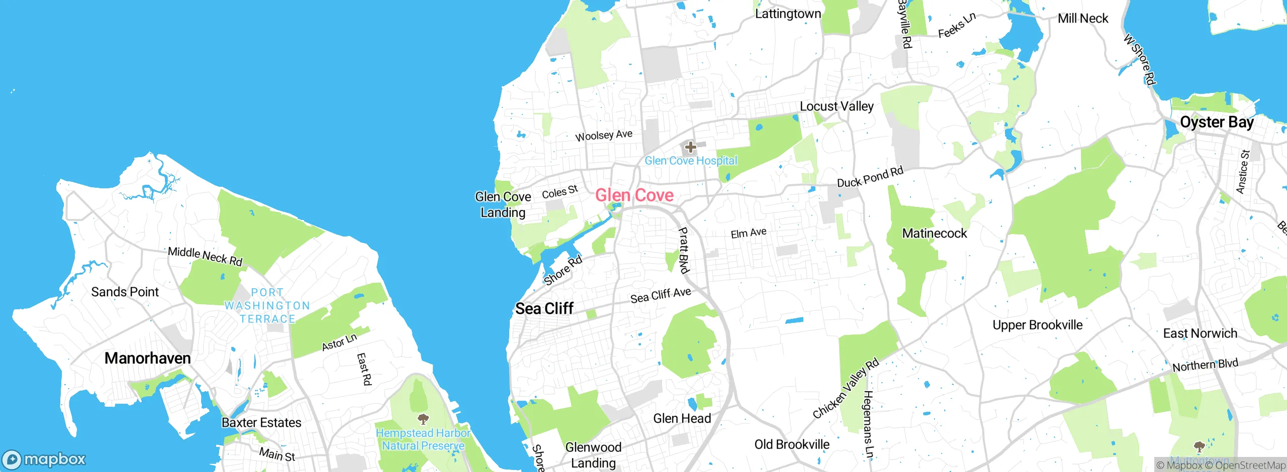 Map showing approximate location