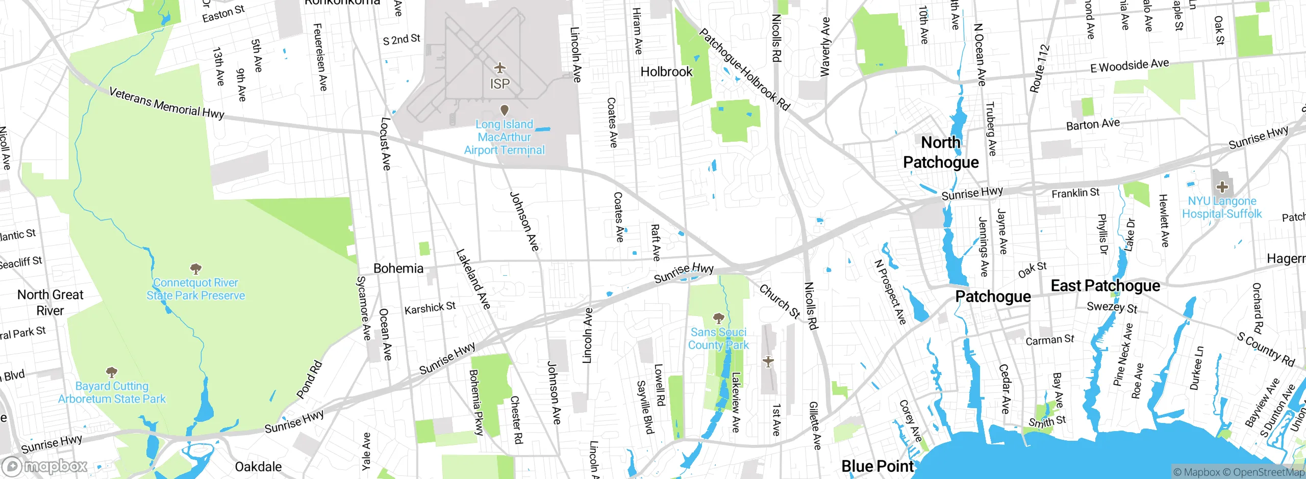 Map showing approximate location