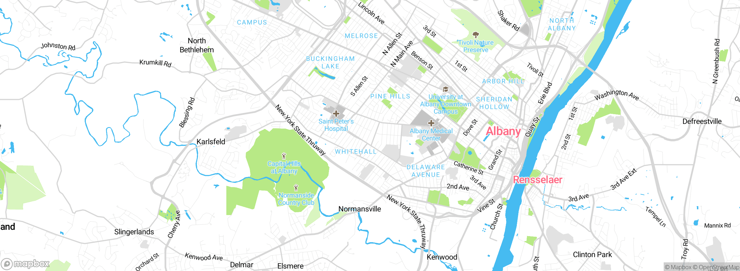 Map showing approximate location