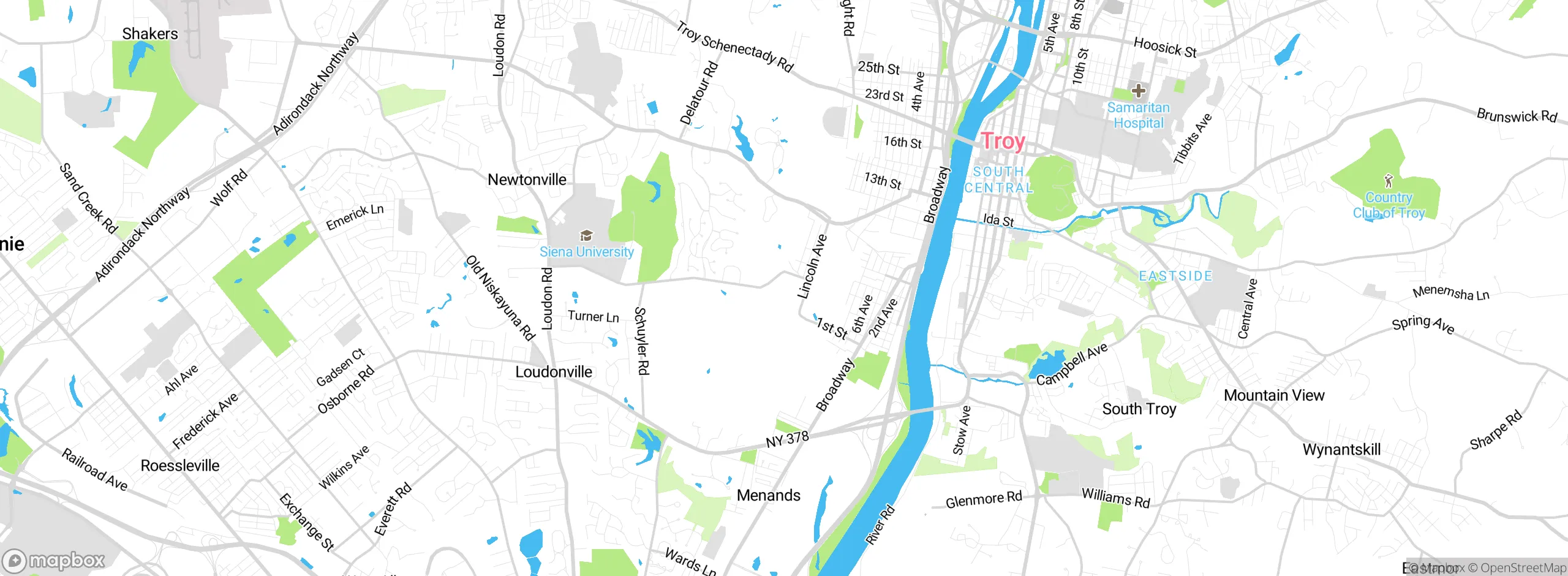 Map showing approximate location