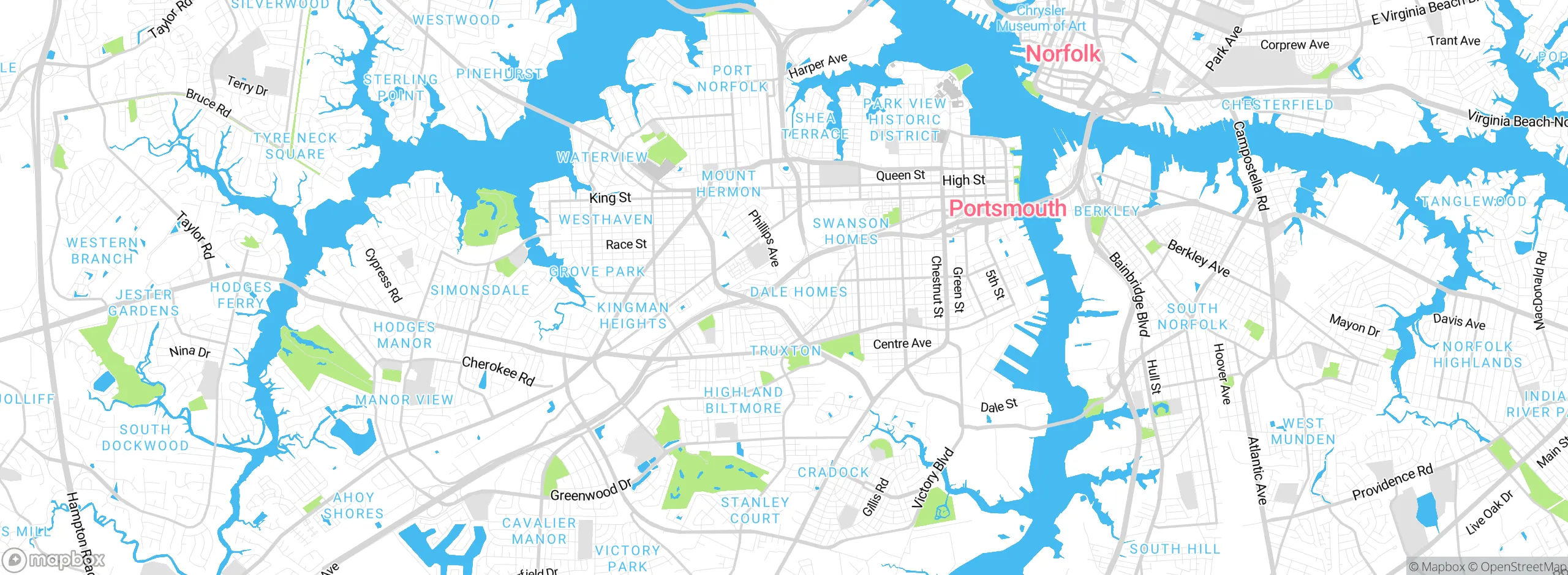 Map showing approximate location