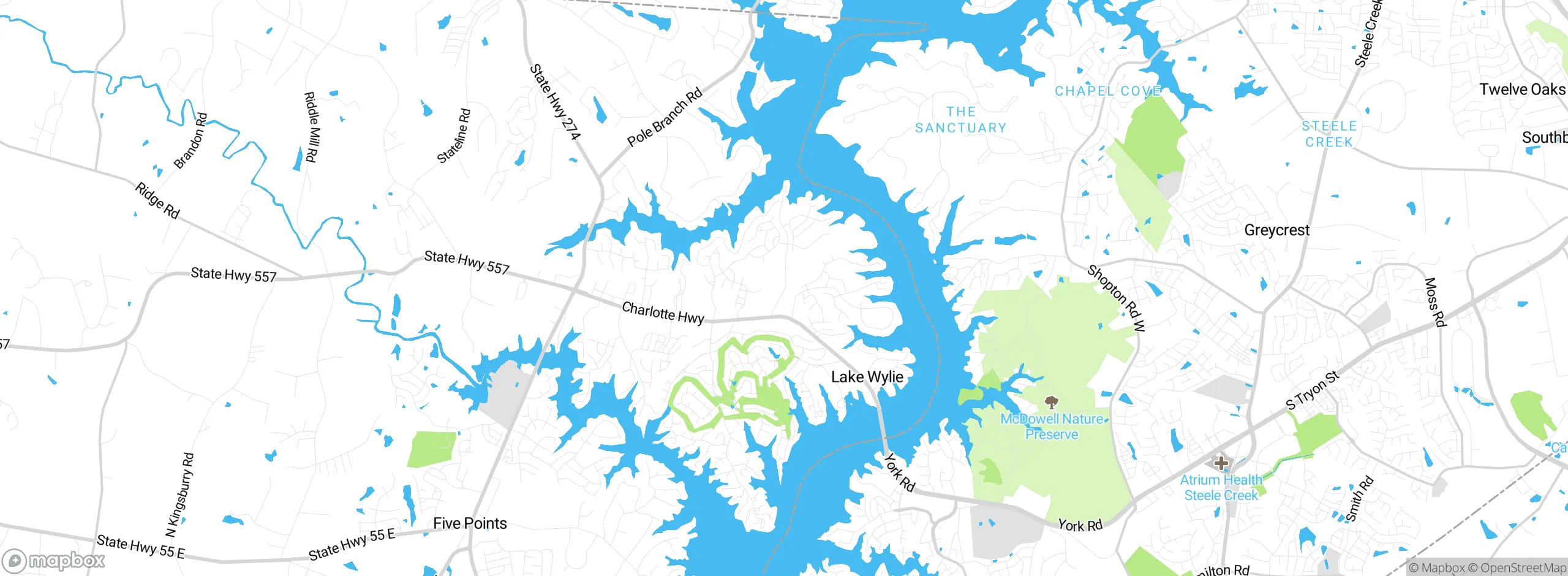 Map showing approximate location