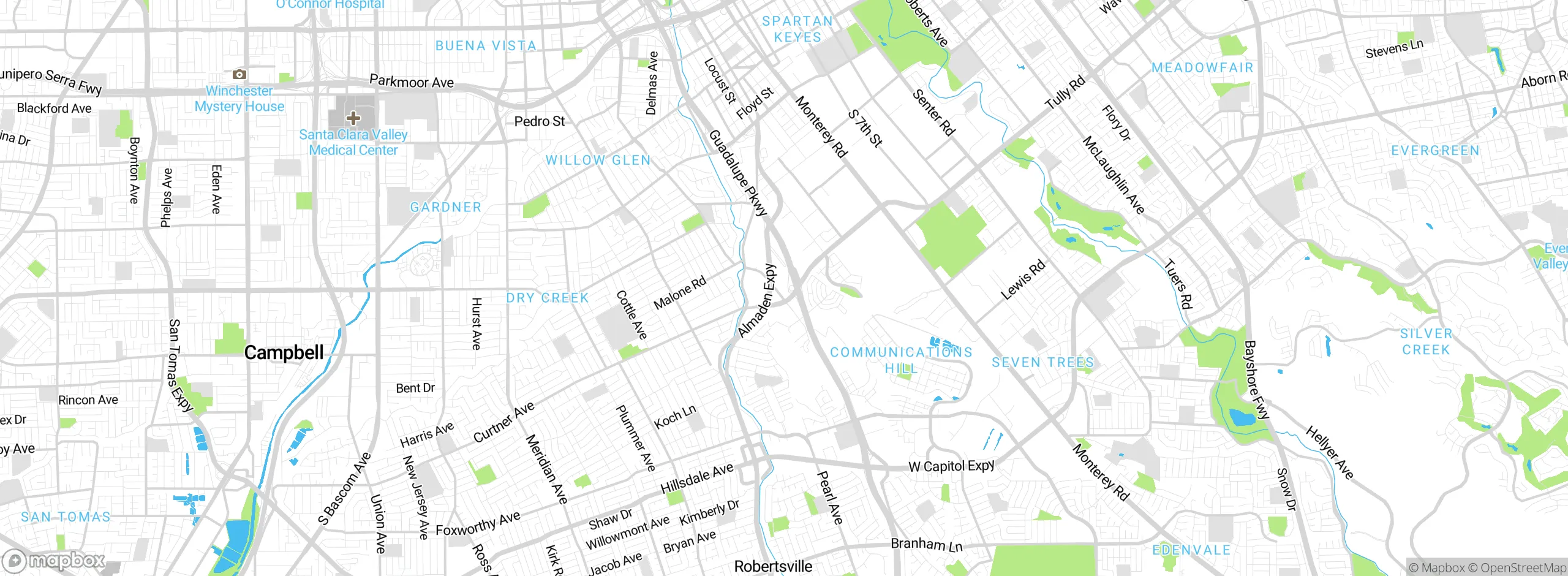 Map showing approximate location