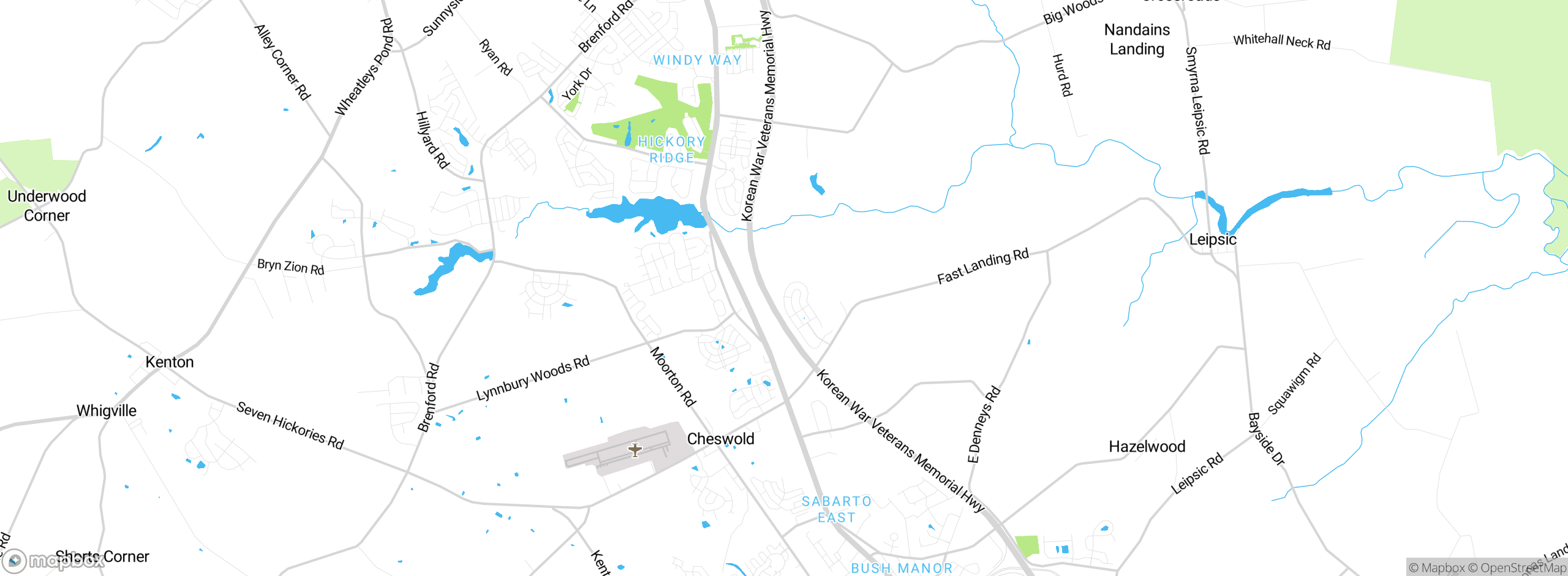 Map showing approximate location