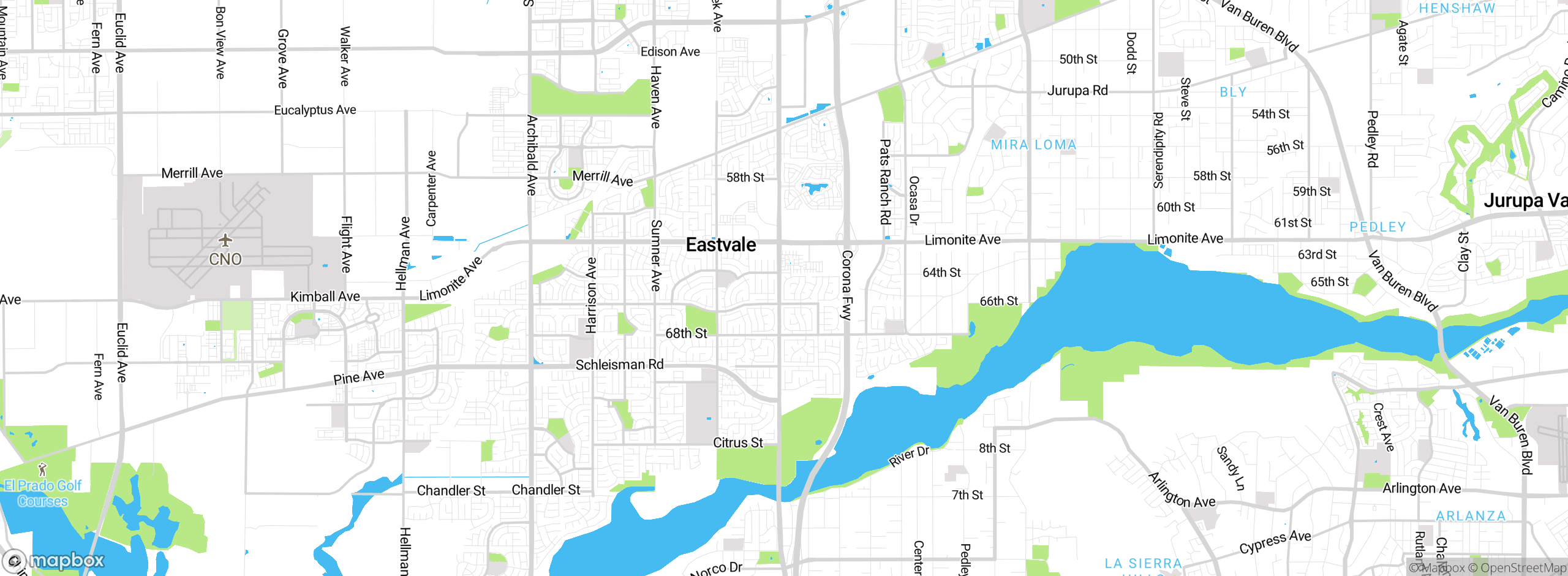 Map showing approximate location