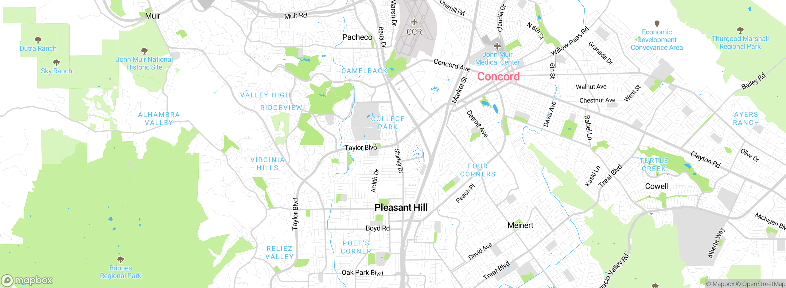 Map showing approximate location