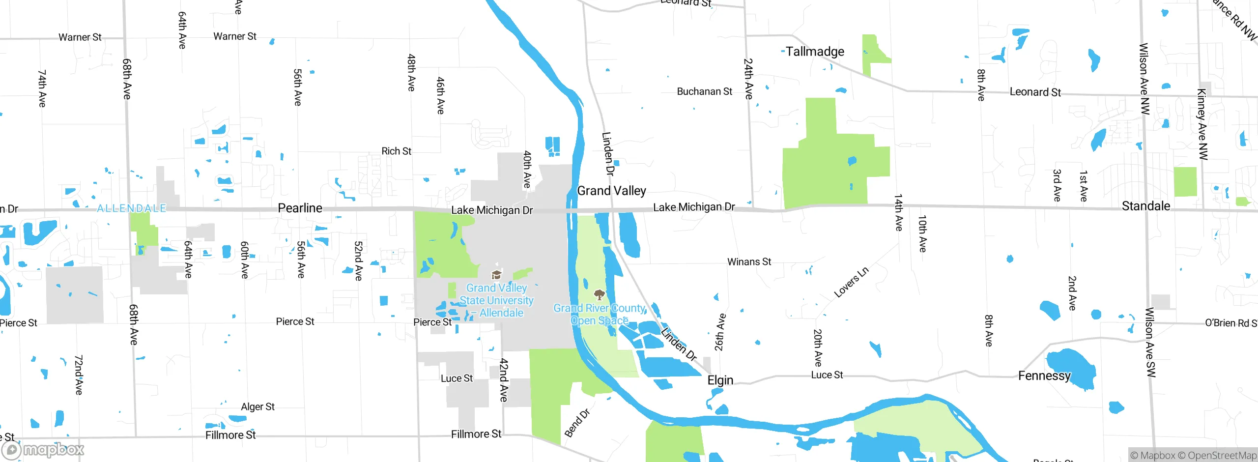 Map showing approximate location