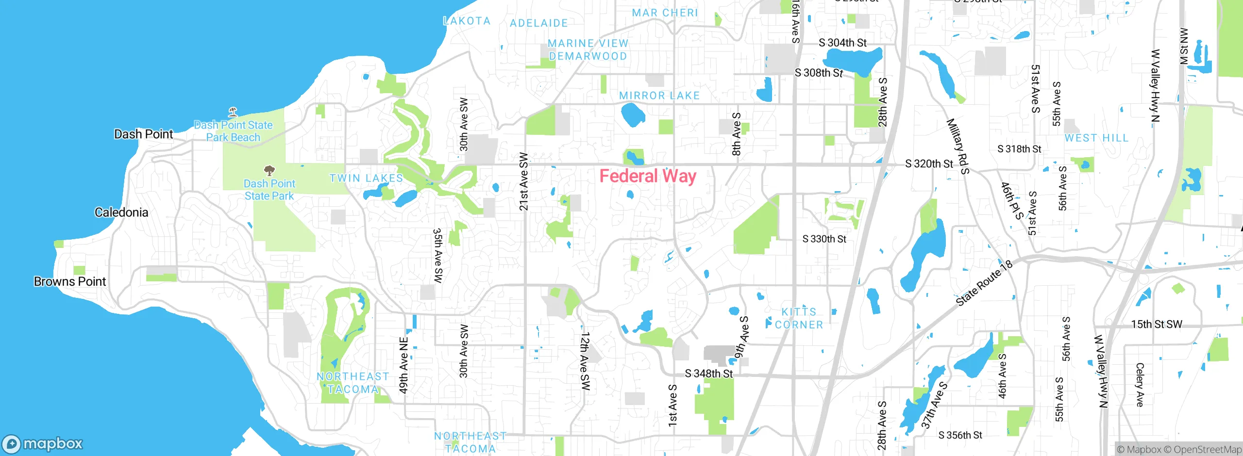 Map showing approximate location