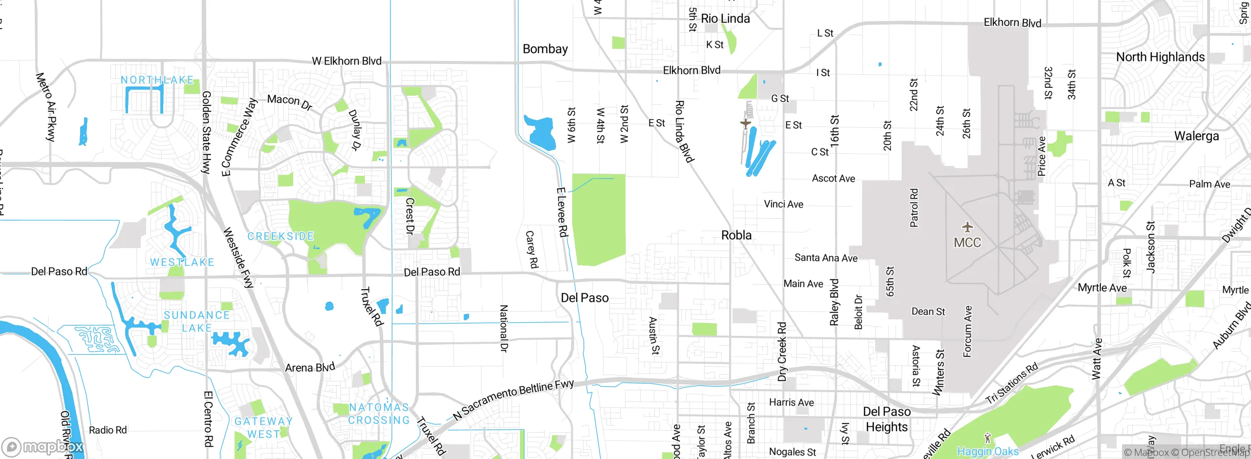 Map showing approximate location