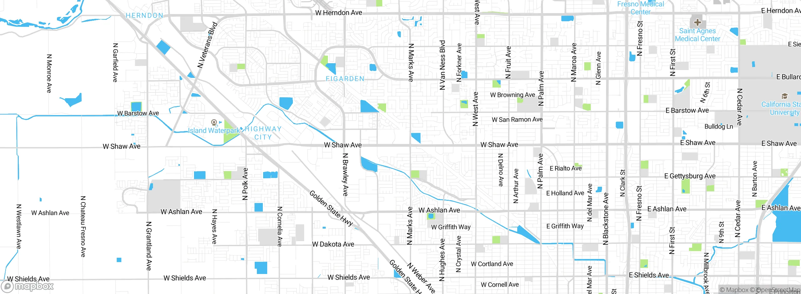 Map showing approximate location