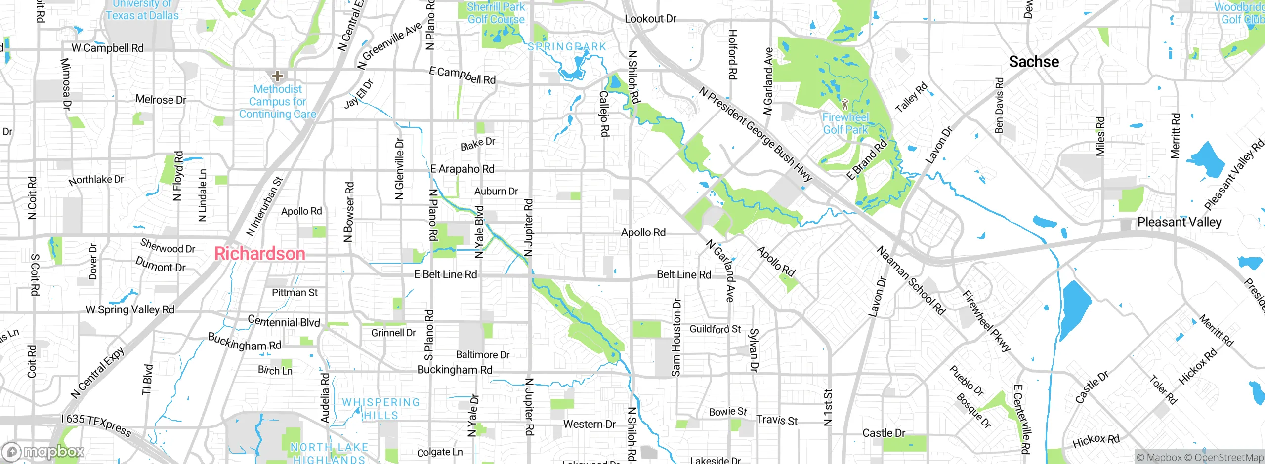 Map showing approximate location