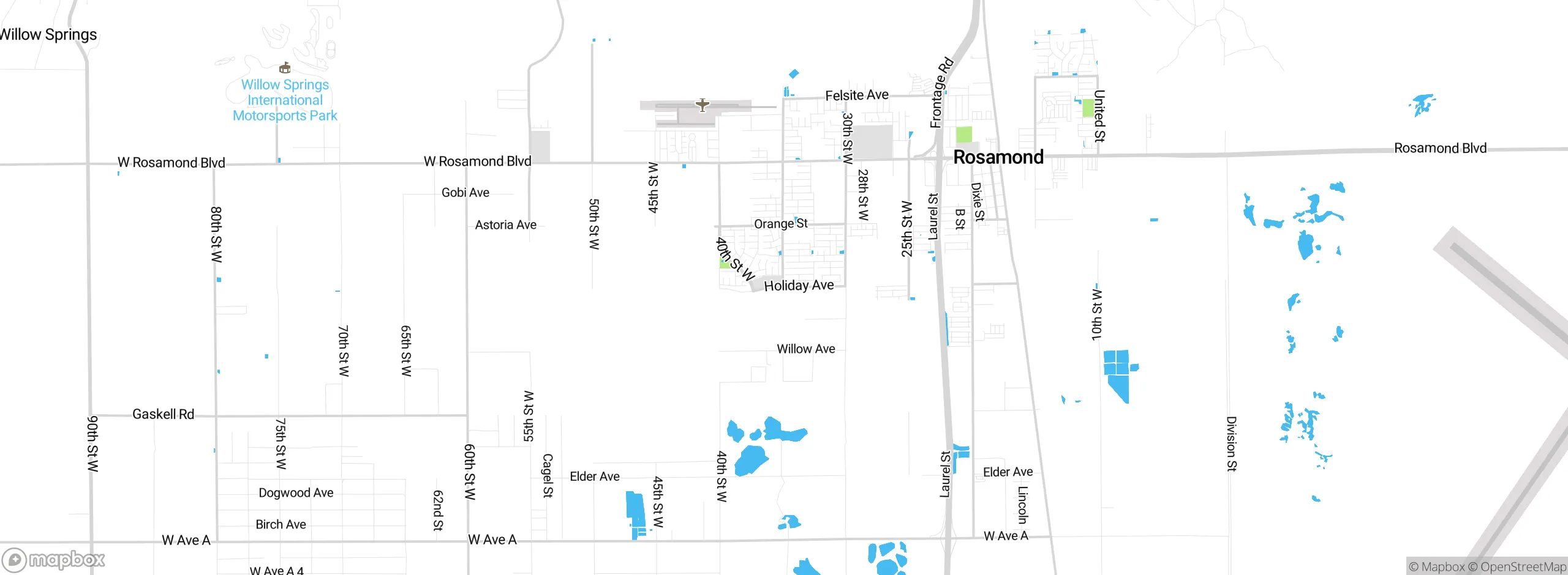 Map showing approximate location