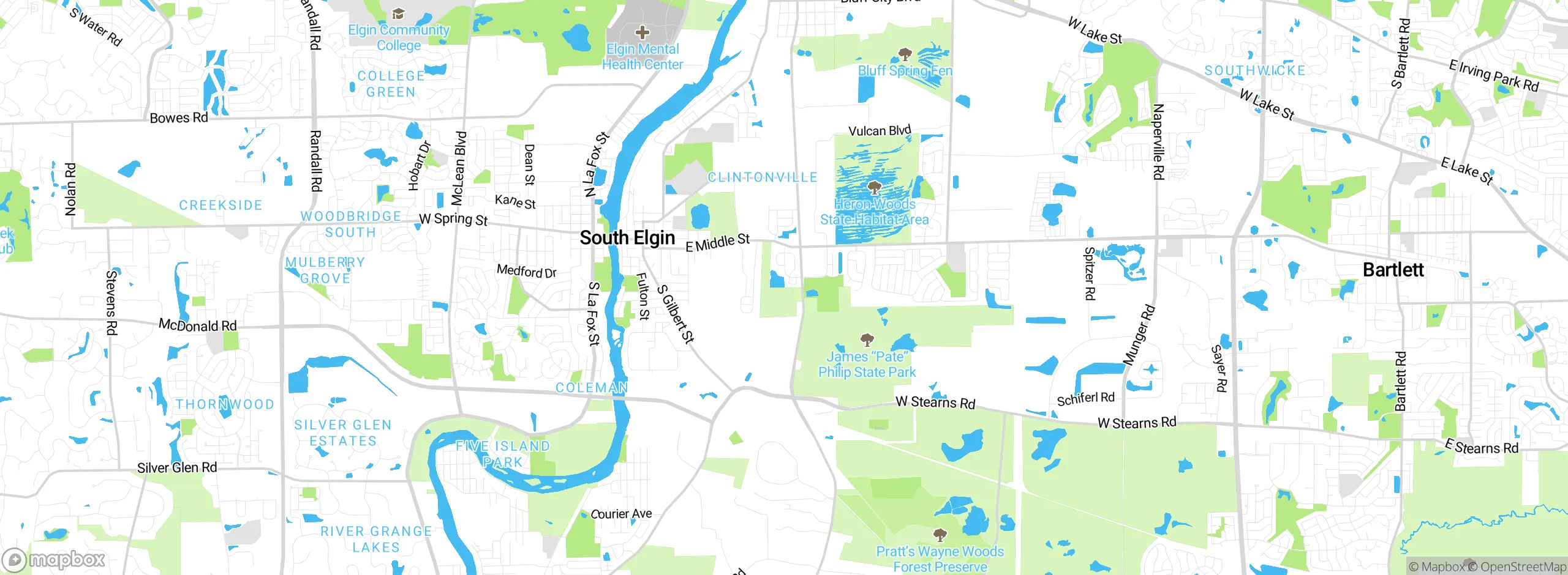 Map showing approximate location